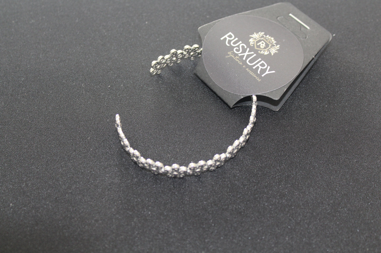 Pulseira ajustável prateada