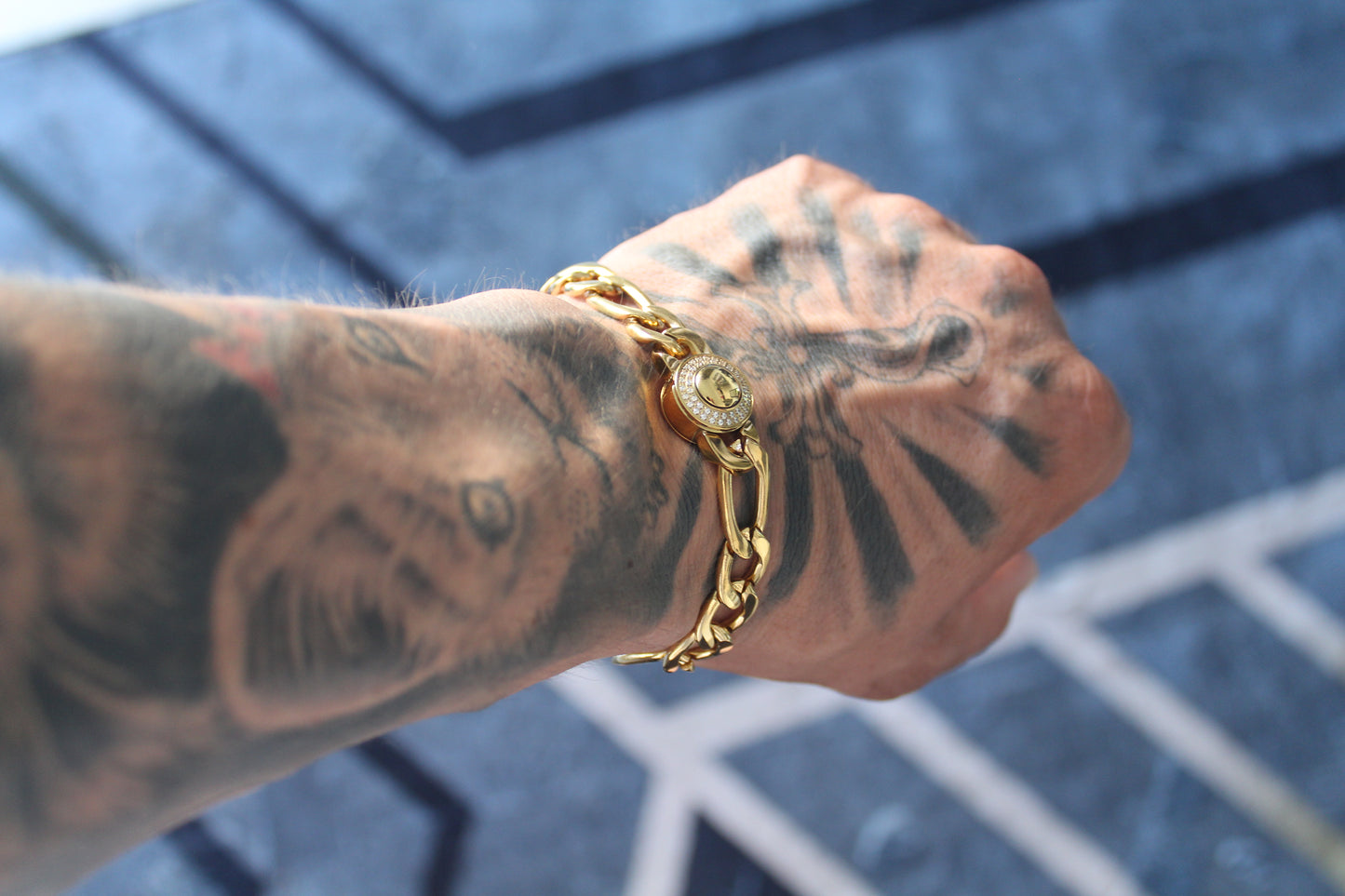 Pulseira fecho brilhantes