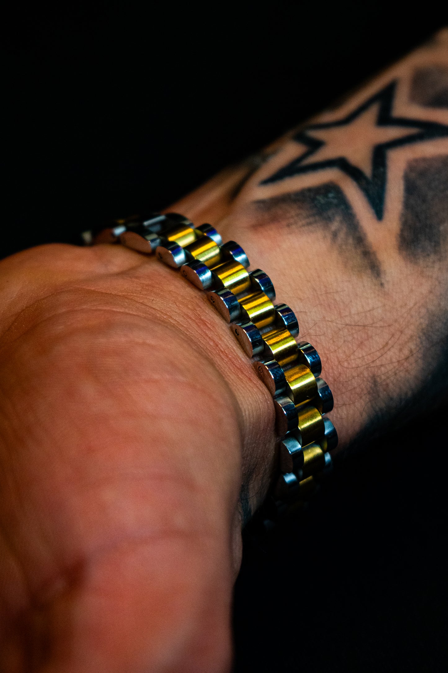 Pulseira ajustável double color