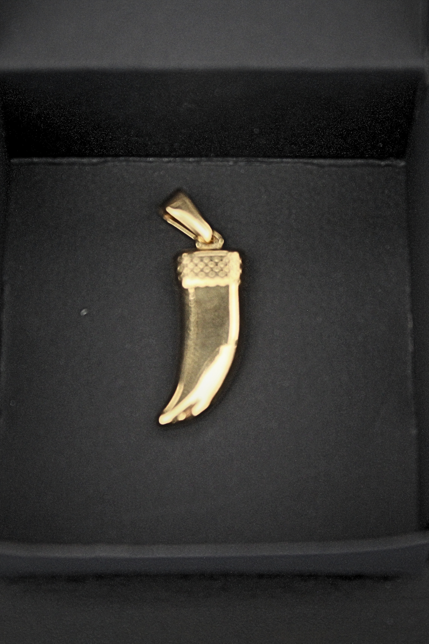 Pingente Corno Dourado