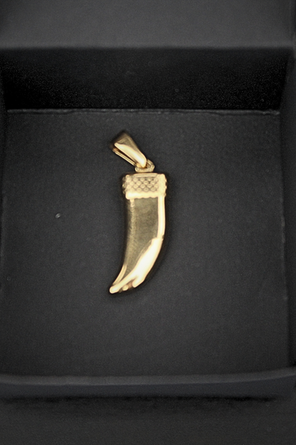 Pingente Corno Dourado